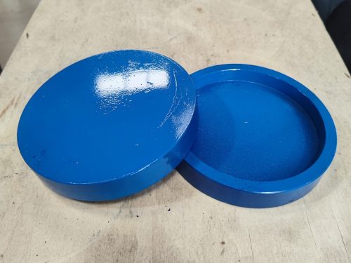 Bộ đế chụp capping nén mẫu trụ D150x300 6 Bộ đế chụp capping