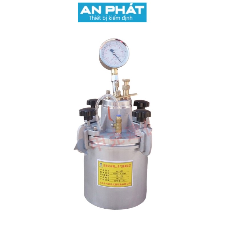 thiết bị đo hàm lượng bọt khí trong bê tông