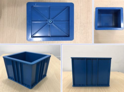Khuôn đúc mẫu bê tông 150x150x150 bằng nhựa 6 khuôn đúc mẫu bê tông