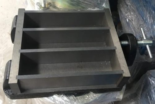 Khuôn đúc mẫu vữa xi măng 40x40x160 gang 9 Khuôn đúc mẫu vữa xi măng 40x40x160 bằng gang