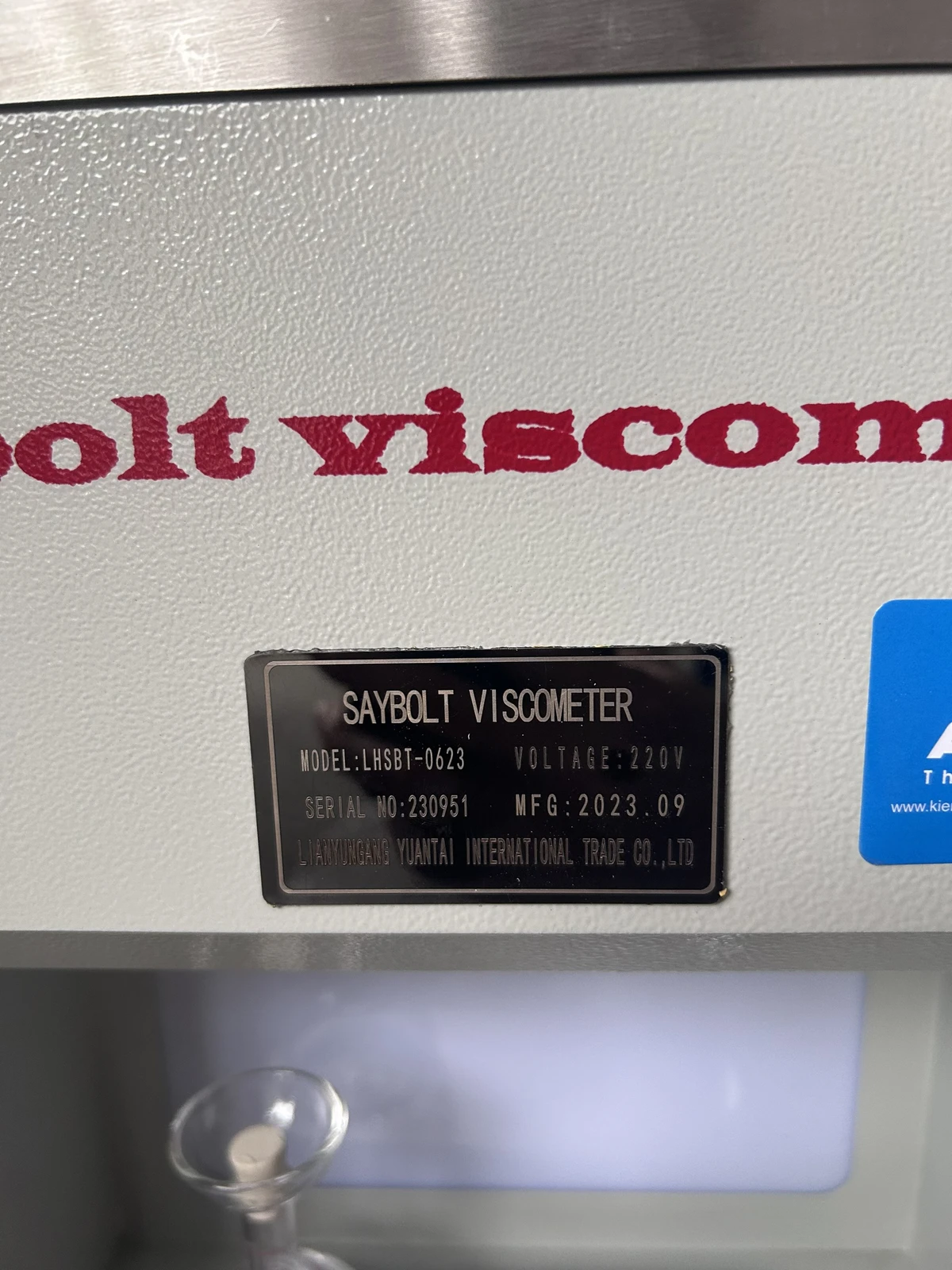 Máy đo độ nhớt saybolt nhũ tương - Ảnh 5