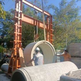 Máy ép ống cống 3 cạnh