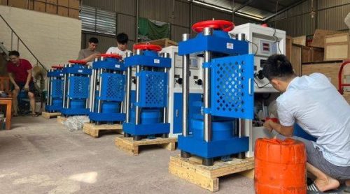 Máy nén bê tông TYA 2000 điện tử SENXIN 6 máy nén bê tông