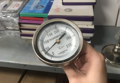 Nhiệt kế kim loại trong phòng thí nghiệm 150, 250, 350 độ 6 nhiệt kế kim loại
