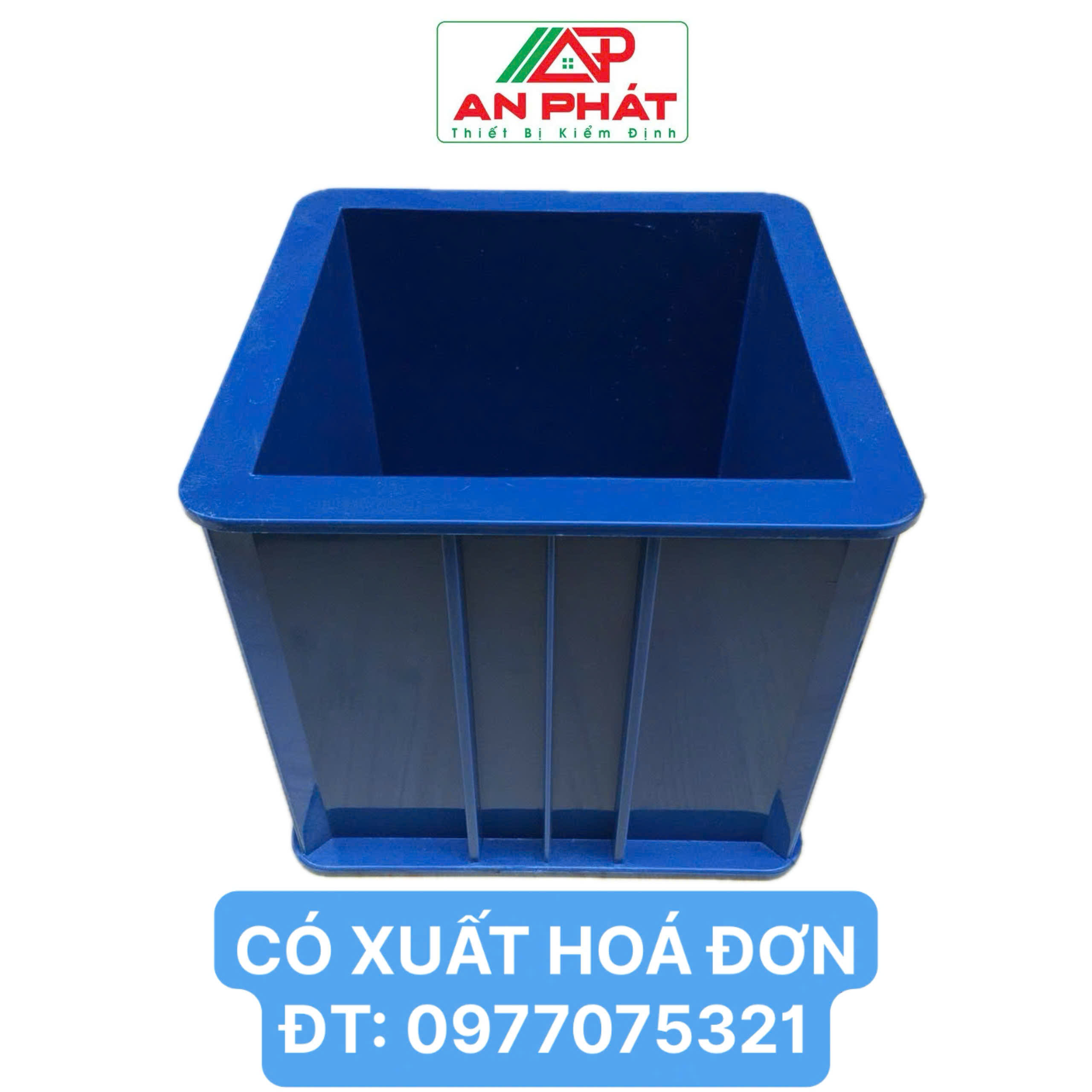 Khuôn đúc mẫu bê tông lập phương 150x150x150 bằng nhựa